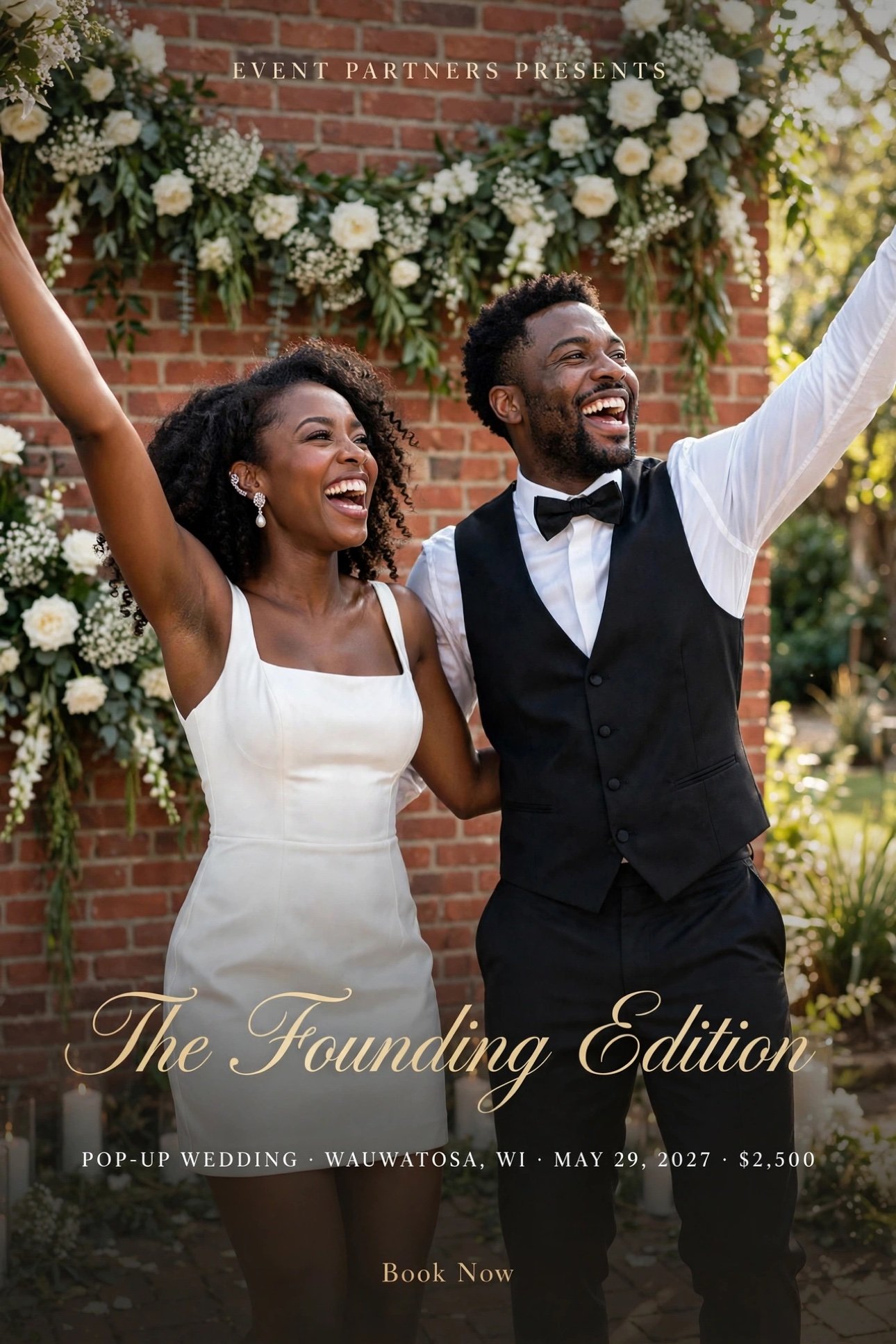 The Founding Edition pop-up wedding