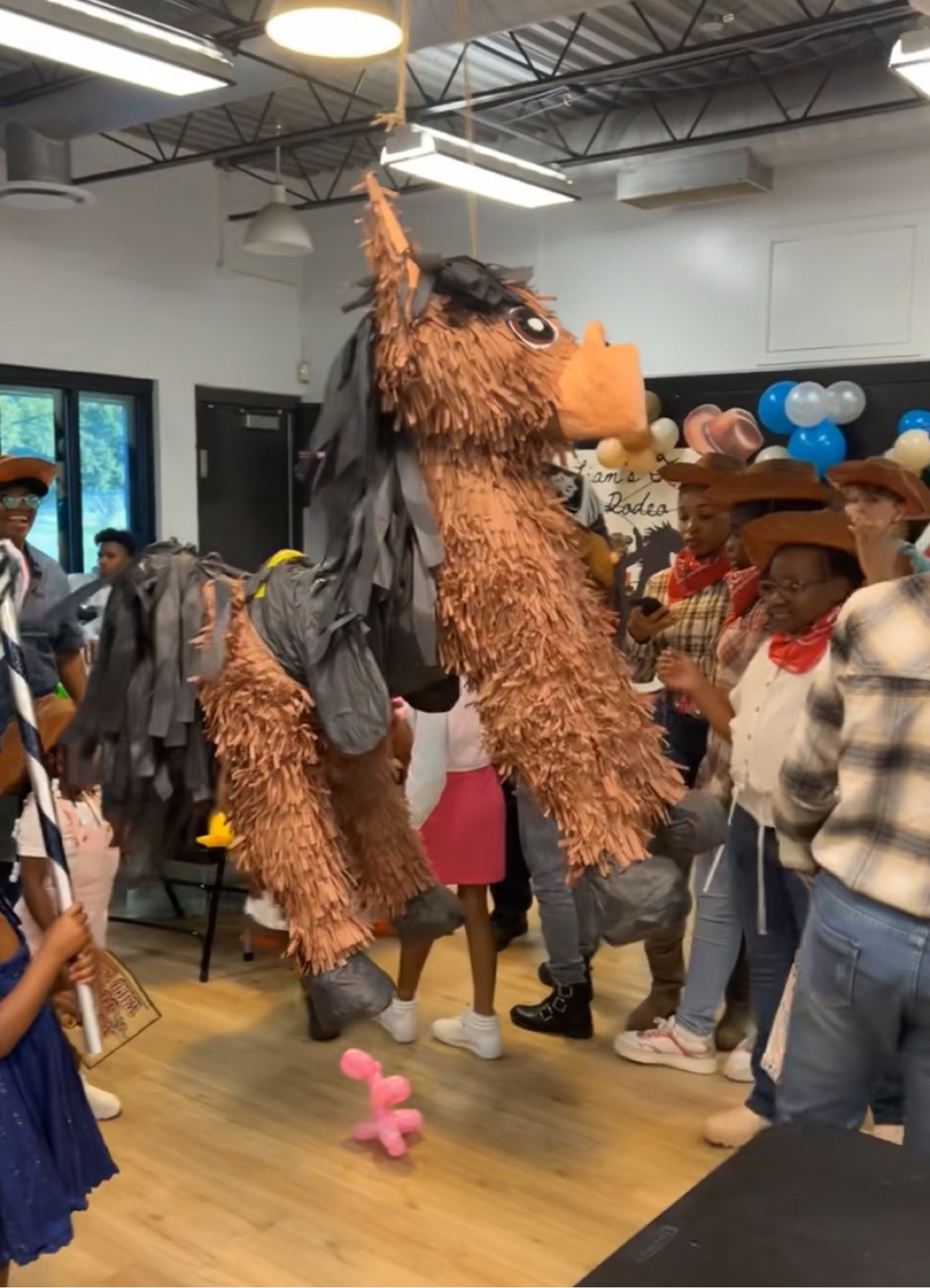 Birthday boy in his rodeo outfit